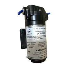 Load image into Gallery viewer, Aquatec 5843-8D02-B574 bypass delivery pump side view with mounting bracket