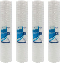 Load image into Gallery viewer, 5 Micron 20" Full Flow String Wound Sediment Water Filter Cartridge | Whole House Sediment Filtration | Compatible with PC40-20, WP1BB20P, 355222-45, WPP-45200-01, WPP-45200-01, 84650