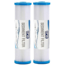 Load image into Gallery viewer, Compatible 149008 2 - Pack Standard Whole House Pleated Replacement Water Filters WHKF - WHPL | Universal 10" Filters 5 Micron - Isopure Water - 149008