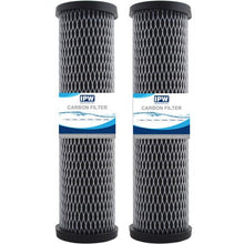 Load image into Gallery viewer, Compatible with Omnifilter T01 - DS Omni TO1 - DS Whole House Replacement Under Sink Water Filter Carbon Wrapped Cartridge (2 - Pack) Taste & Odor TO1 DS T01 DS Series C (2 Pack) Water Filter - Isopure Water - (2) x C1