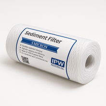 Load image into Gallery viewer, IPW Industries Inc. 10" x 4.5" Full Flow String Wound Sediment Water Filter Cartridge | Whole House Sediment Filtration
