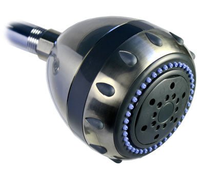 H2O-International-(SH-SN-5)-Deluxe-Shower-Filters---5-SPRAY-W-KDF;-SATIN-NICKEL,Isopure-Water,4