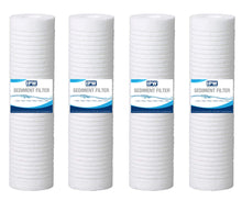 Load image into Gallery viewer, Hydronix SGC - 25 - 1005 Compatible Sediment Grooved Water Filter Cartridge, Replaces AP110, 5 Micron, 2.5" x 10" 4 Pack - Isopure Water - (4) HCB0987005G