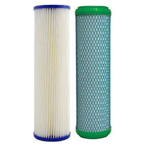 Load image into Gallery viewer, IPW Industries Inc. Compatible Replacement Filters For HydroLogic Stealth RO150 / RO300 Systems; 22110 and 22125 - Isopure Water - PLEATED/GREEN