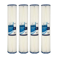Load image into Gallery viewer, IPW Industries Inc - Whole House 20" x 4.5" Big Blue Pleated Polyester Sediment Filter Replacement Cartridge 30 Micron - Isopure Water - 4x IPW - 2045 - Pleated - 30mic