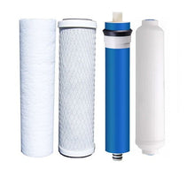 Load image into Gallery viewer, Isopure Water (ISO - 4PK - MEM) 4 Pack of filters including 50 GPD Membrane - Isopure Water - (1) Sed (1) CB (1) 50 GPD (1) Inline QC