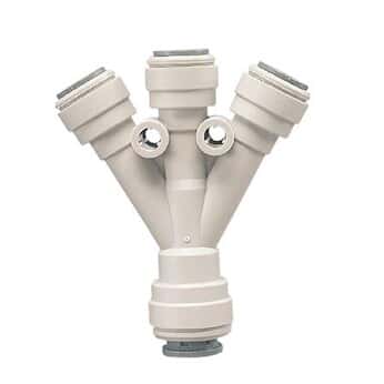 John-Guest---Acetal-Three-Way-Divider-Fitting---Grey,Isopure-Water,2