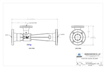 Load image into Gallery viewer, Mazzei - ISO 3090 Series - 80mm Male BSPT Inlet/Outlet Connections (Dual 40mm Male BSPT Threaded Suction Ports) - Isopure Water - ISO 3090 PVDF