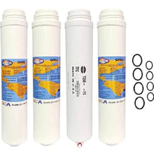 Load image into Gallery viewer, Omnipure Q5605, (2) Q5633,& Membrane Replacement Sediment Carbon Filter Cartridge Set w/ Membrane by IPW Industries Inc. - Isopure Water - (1) Q5605 (2) Q5633 (1) 36 GPD (8) O - Ring Set