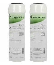 Load image into Gallery viewer, Pentek - CC - 10 - 10" x 2.5" Coconut Granular Activated Carbon GAC Filter - Isopure Water - 2x 155155 - 44