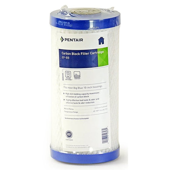 Pentek---EP-BB---10-x-4.5-Carbon-Briquette-5-Micron-Filter,Isopure-Water,12