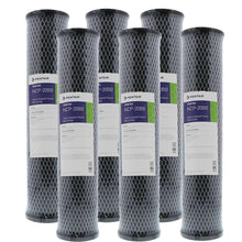 Load image into Gallery viewer, Pentek - NCP - 20BB - 20" x 4.5" Pleated Carbon - Impregnated Polypropylene 10 Micron Filter - Isopure Water - (6) 155382 - 43