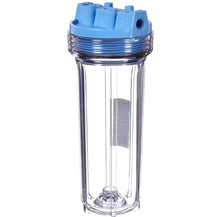 Load image into Gallery viewer, Pentek - Slim Line 10" Filter Housing - Blue Cap / Clear Sump - Isopure Water - 158116