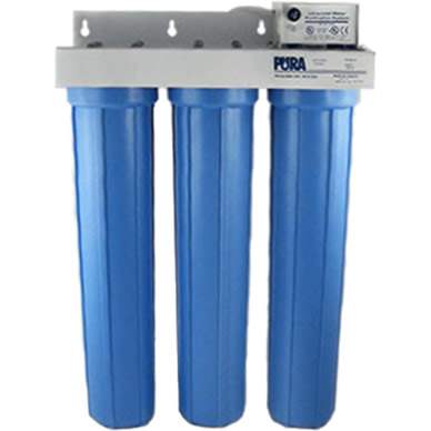Pura-UV--UV20-3-CB20XSD-10-Micron-Carbon-Block-5-Micron-Sediment-8-GPM,Isopure-Water,2