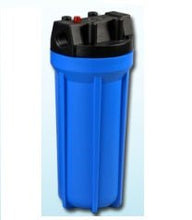 Load image into Gallery viewer, PureT (B891 - BK34 - PR) 10" w - PR Commercial Heavy Duty Filter Housing 3 - 4"NPT Black - Blue - Isopure Water - B891 - BK34 - PR