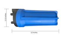 Load image into Gallery viewer, PureT (B891 - BK34 - PR) 10" w - PR Commercial Heavy Duty Filter Housing 3 - 4"NPT Black - Blue - Isopure Water - B891 - BK34 - PR