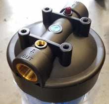 Load image into Gallery viewer, PureT - B908 - BNA Series - 20" Big Blue Double O - Ring Filter Housing with 1/4" NPT Pressure Gauge Port - Isopure Water - B908 - BK1 - BNA