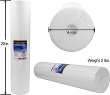 Load image into Gallery viewer, PureT - BVB Series - 20" x 4.5" Spun Polypropylene Sediment Filter - Isopure Water - BVB2000001