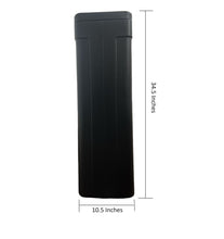Load image into Gallery viewer, Structural (34769) 11" X 34” Squared Brine Tank Black - Isopure Water - 34769