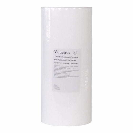 Valuetrex---VX-Series---10-x-4.5-Poly-Spun-Filter---Sediment-Cartridge,Isopure-Water,10