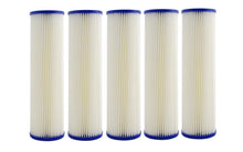 Load image into Gallery viewer, Whole House 20" x 4.5" Full Flow Pleated Sediment Filter Replacement Cartridge 1 Micron - Isopure Water - 4xIPW - 2045 - Pleated - 1mic