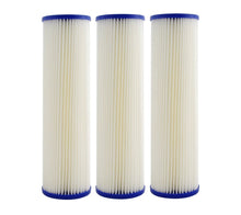 Load image into Gallery viewer, Whole House 20" x 4.5" Full Flow Pleated Sediment Filter Replacement Cartridge 1 Micron - Isopure Water - 3xIPW - 2045 - Pleated - 1mic