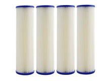 Load image into Gallery viewer, Whole House 20" x 4.5" Full Flow Pleated Sediment Filter Replacement Cartridge 1 Micron - Isopure Water - 4xIPW - 2045 - Pleated - 1mic
