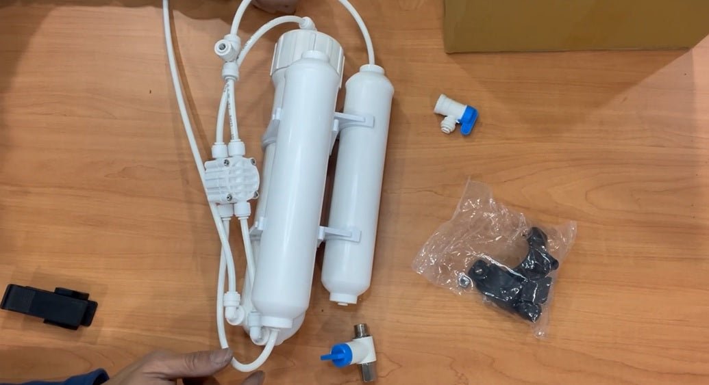 4-Piece Water Filter Refill Kit For Reverse Osmosis System – 3 Stage Filtration (GAC, CTO, RO) – Universal Fit