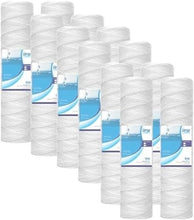 Load image into Gallery viewer, Compatible 10&quot;x2.5&quot; String Wound Whole Home Replacement Water Filter 5 Micron-   White
