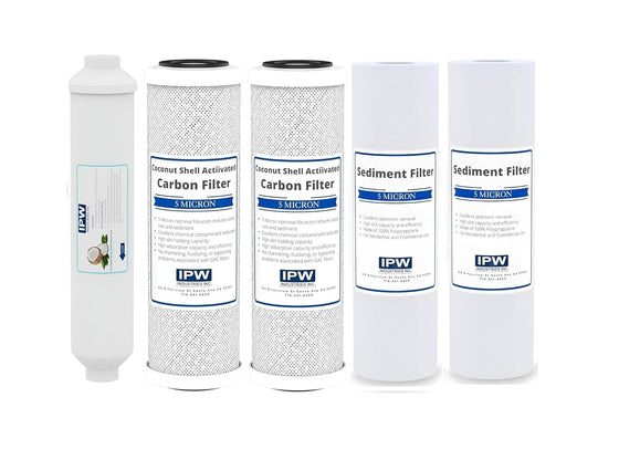 Compatible-to-Watts-Premier-560032-Four-Stage-Standard-Annual-Comparable-Filter-Kit,Isopure-Water,3