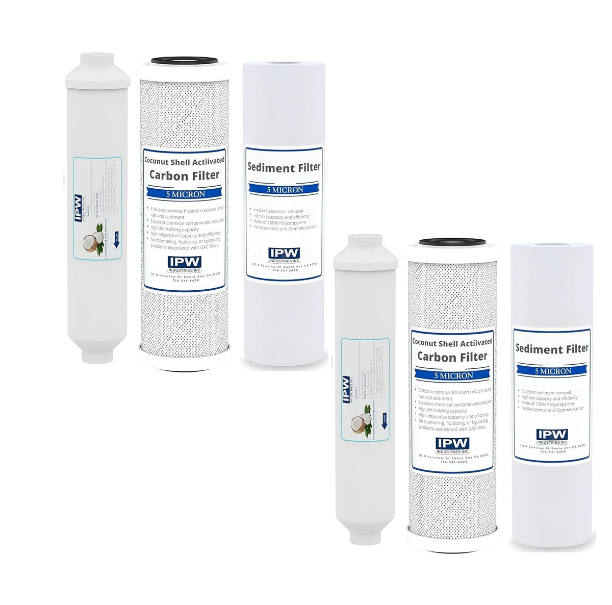 Ip2 Container Filter IPW Industries Inc -Replacement Filter Kit for 10