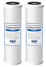 Load image into Gallery viewer, IPW Industries Inc.  10&quot; x 2.5&quot;  Water Filter Replacement and Water Purifier Coconut Shell Activated Carbon Filter 5 Micron
