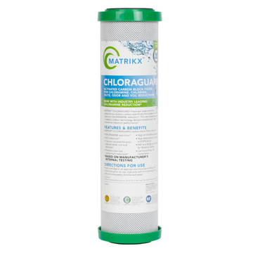 KX Technologies - 36-250-10-MATRIKX - 10" x 2.5" MatriKX ChloraGuard - 1 Micron - Chloramine Reduction Filter
