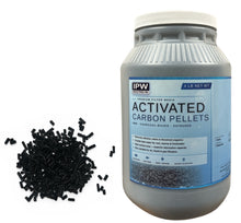 Load image into Gallery viewer, IPW Industries Inc (3mm60CTC) 4 lbs Bulk Activated Carbon Charcoal Pellets for Aquarium Fish Tank Koi Reef Filter
