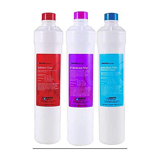 Watts-Premier-UF-3-Ultra-Filtration-Water-Filter-Replacement-3-Filter-Pack---w/-Magnetic-Card-Reminder,Isopure-Water,2