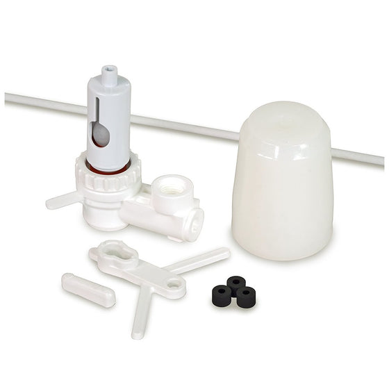 Clack-Brine-Valve-with-24-Rod-and-Float,-White,-1-GPM-(H7025-24HF),Isopure-Water,11