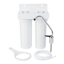 Load image into Gallery viewer, Watts-ADWU-D Two Stage Under Counter Water Filtration System With Chrome Faucet
