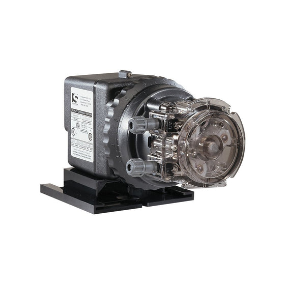 Stenner-85MHP17-(Model-B)-Adjustable-Chemical-Feed-Pump,-110V,-UV-Black-Tubing-(85MJH2A2STAA),Isopure-Water,5