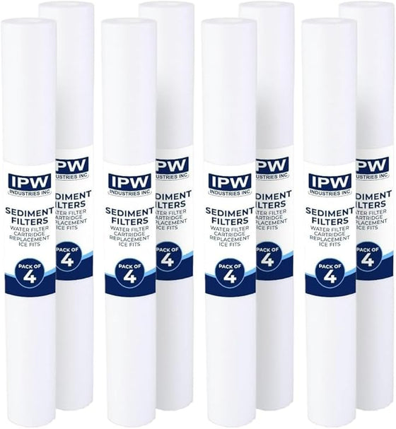 IPW-Industries-Inc.-Whole-House-Water-Filter-Compatible-with-EV953420,-Water-Filter-Cartridge-Replacement,-Ice-Fits-with-20-Bowl-13459--Ev953420-20-H-x-2.5-W-Water-Filter-Cartridge,-(Pack-of-8),Isopure-Water,5