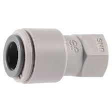 John Guest - Acetal Faucet Connector Quick Connect Fitting - Grey - UNS Unified Special