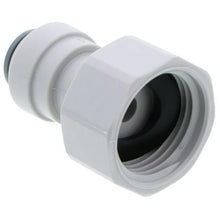 Load image into Gallery viewer, John Guest - Acetal Female Faucet Connector Quick Connect Fitting - Grey British Standard Pipe Thread (BSPT)
