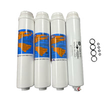 Load image into Gallery viewer, Omnipure Q5605, (2) Q5633,&amp; Membrane Replacement Sediment Carbon Filter Cartridge Set w/ Membrane by IPW Industries Inc.
