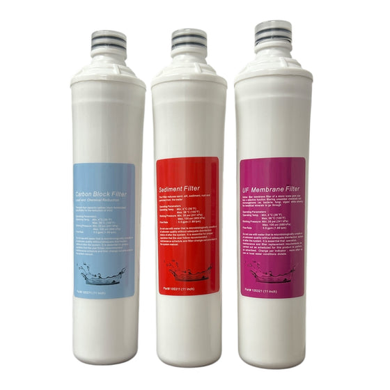 IPW Industries Inc - Compatible Watts Premier UF-3 Ultra Filtration Water Filter Replacement 3-Filter Pack