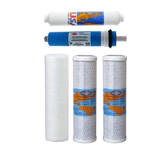 All-Made-In-USA-Complete-Reverse-Osmosis-Replacement-Water-Filter-Set-5-pcs-w/-Filmtec-50-GPD-Membrane,Isopure-Water,11