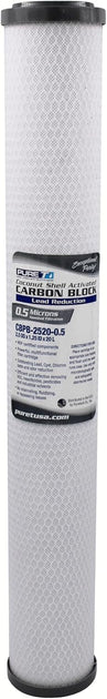 PureT-(CBPB-2520-0.5)-20-x-2.5-LEAD-REDUCTION-CARBON-BLOCK-FILTER-AT-0.5-MICRON,Isopure-Water,2
