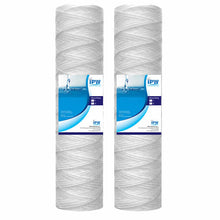 Load image into Gallery viewer, Compatible 10&quot;x2.5&quot; EcoPure EPW2S String Wound Whole Home Replacement Water Filter - Universal Fits Most Major Brand Systems (2 Pack), White - Isopure Water - (2) SC - 10SW - 5
