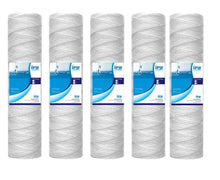 Load image into Gallery viewer, Compatible 10&quot;x2.5&quot; String Wound Whole Home Replacement Water Filter 5 Micron-   White
