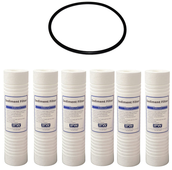 Compatible-for-WHKF-GD05-,-3M-Aqua-Pure-AP110-Filter,-Grooved-5-Micron-Water-Filter-Cartridges-6,-O-ring,Isopure-Water,7