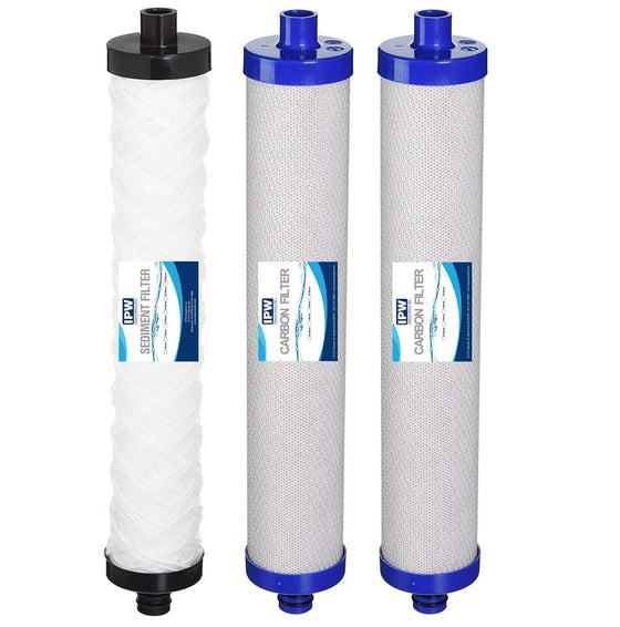 Compatible Hydrotech 41400008/41400009 Replacement Reverse Osmosis Water Filter Cartridge Set