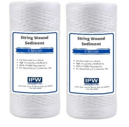 Compatible-WP.5BB97P-String-Wound-Polypropylene-Filter-Cartridge,-10-x-4.5,-0.5-Micron,Isopure-Water,12